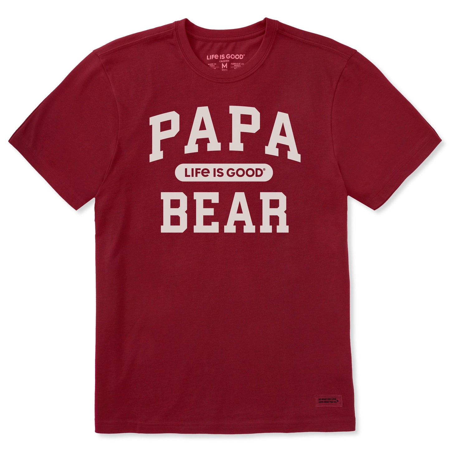 Men's Papa Bear Arch Short Sleeve Crusher Tee