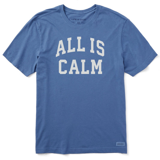 Men's All Is Calm Arch Short Sleeve Crusher Tee