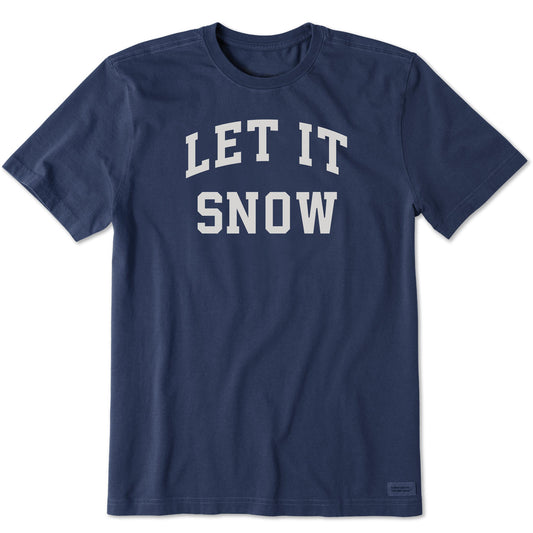 Men's Let It Snow Arch Short Sleeve Crusher Tee