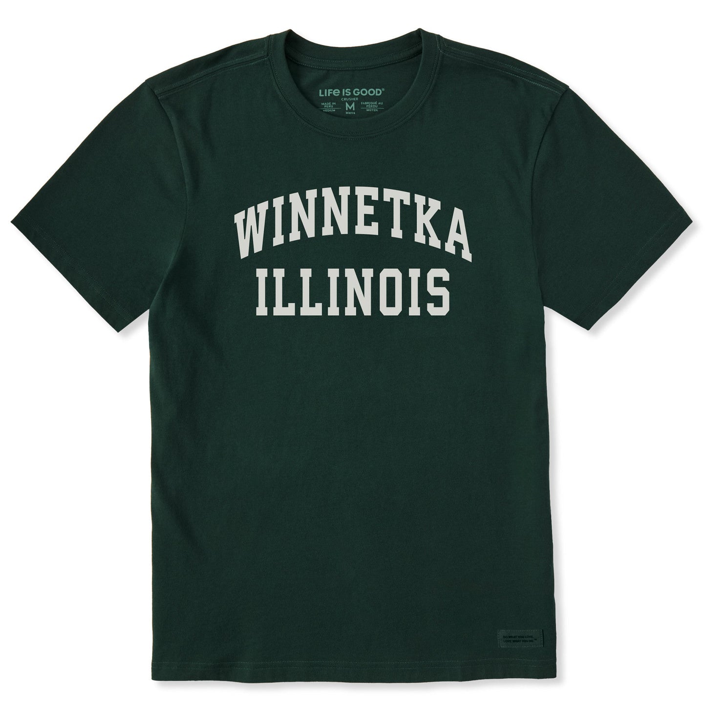 Men's Winnetka Illinois Arch Short Sleeve Crusher Tee