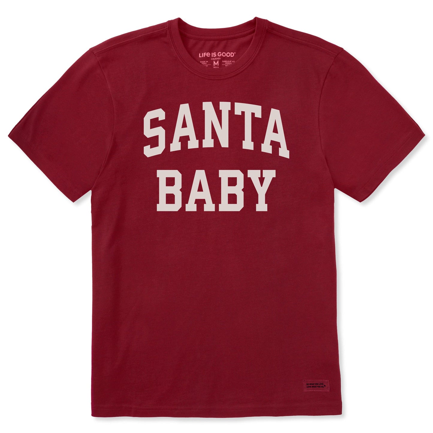 Men's Santa Baby Arch Short Sleeve Crusher Tee