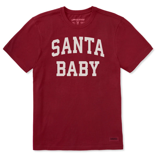 Men's Santa Baby Arch Short Sleeve Crusher Tee