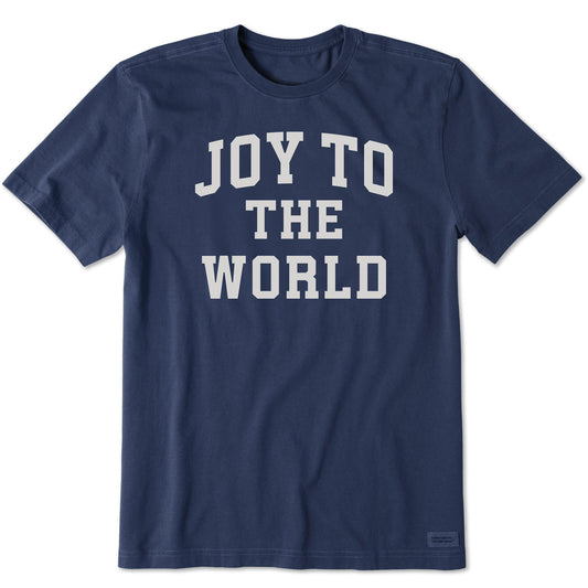 Men's Joy to the World Arched Short Sleeve Crusher Tee