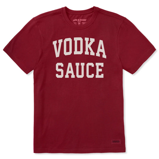 Men's Vodka Sauce Arched Short Sleeve Crusher Tee