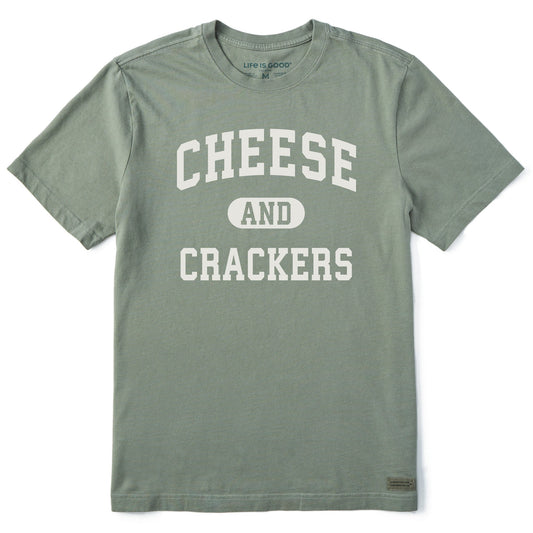 Men's Cheese and Crackers Arch Short Sleeve Crusher Tee
