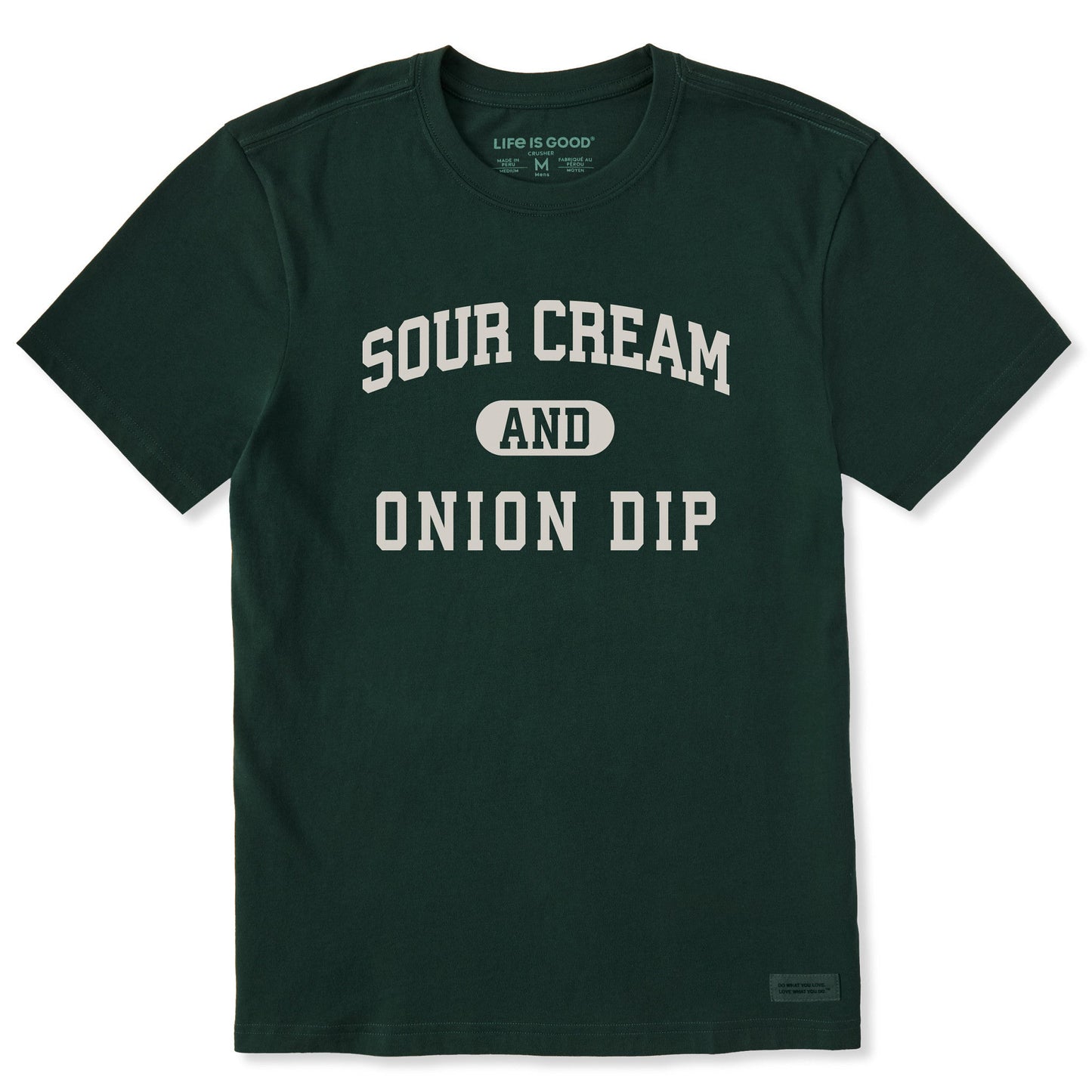 Men's Sour Cream and Onion Dip Arch Short Sleeve Crusher Tee