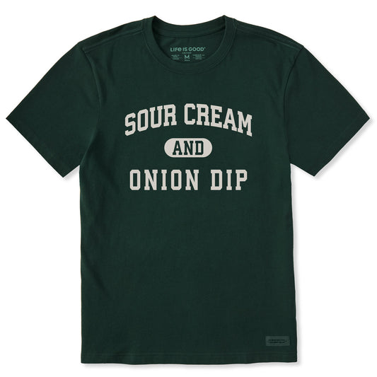 Men's Sour Cream and Onion Dip Arch Short Sleeve Crusher Tee