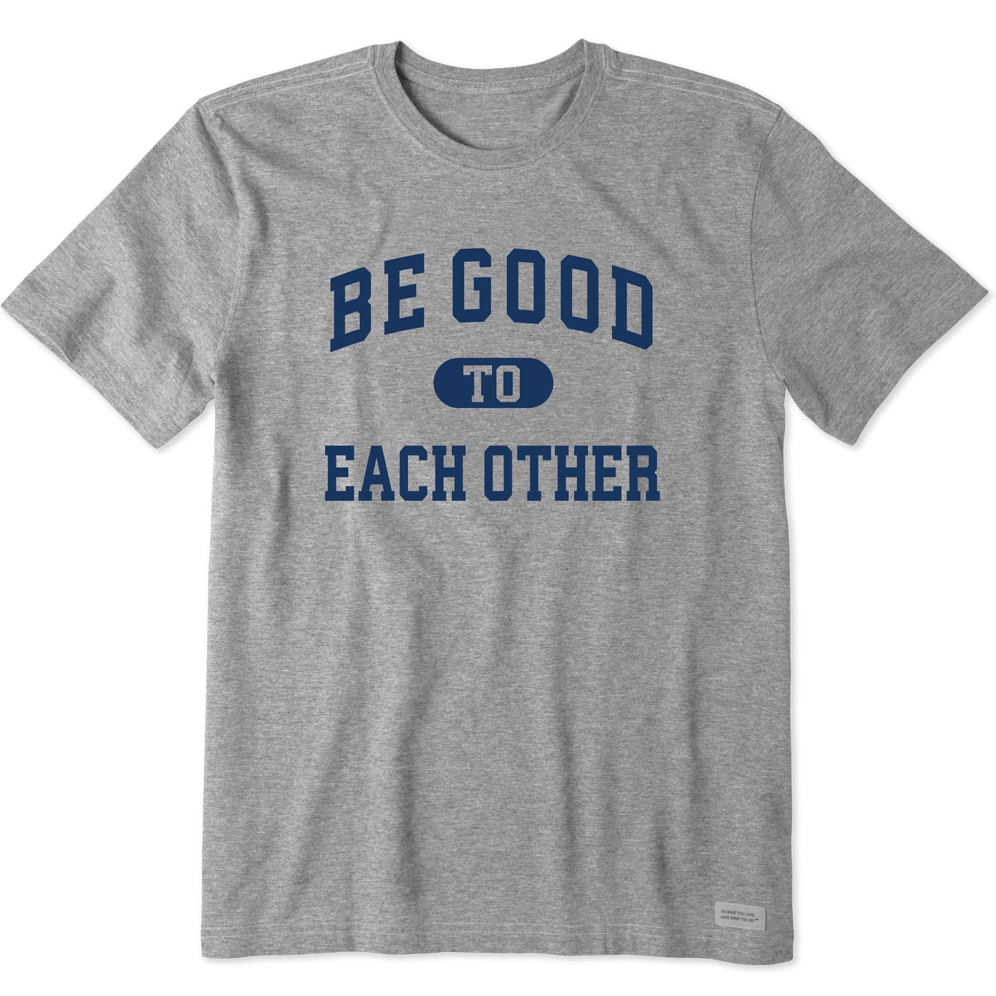 Men's Be Good to Each Other Arch Short Sleeve Crusher Tee