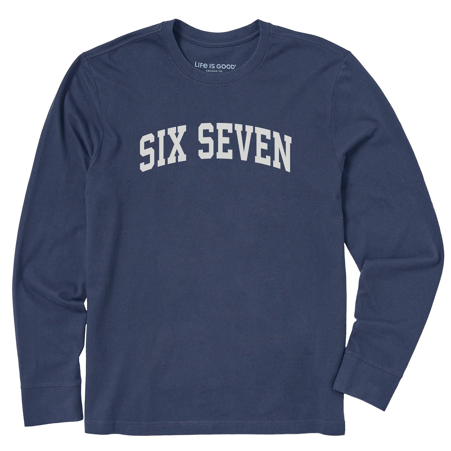 Men's Six Seven Arch Long Sleeve Crusher Tee