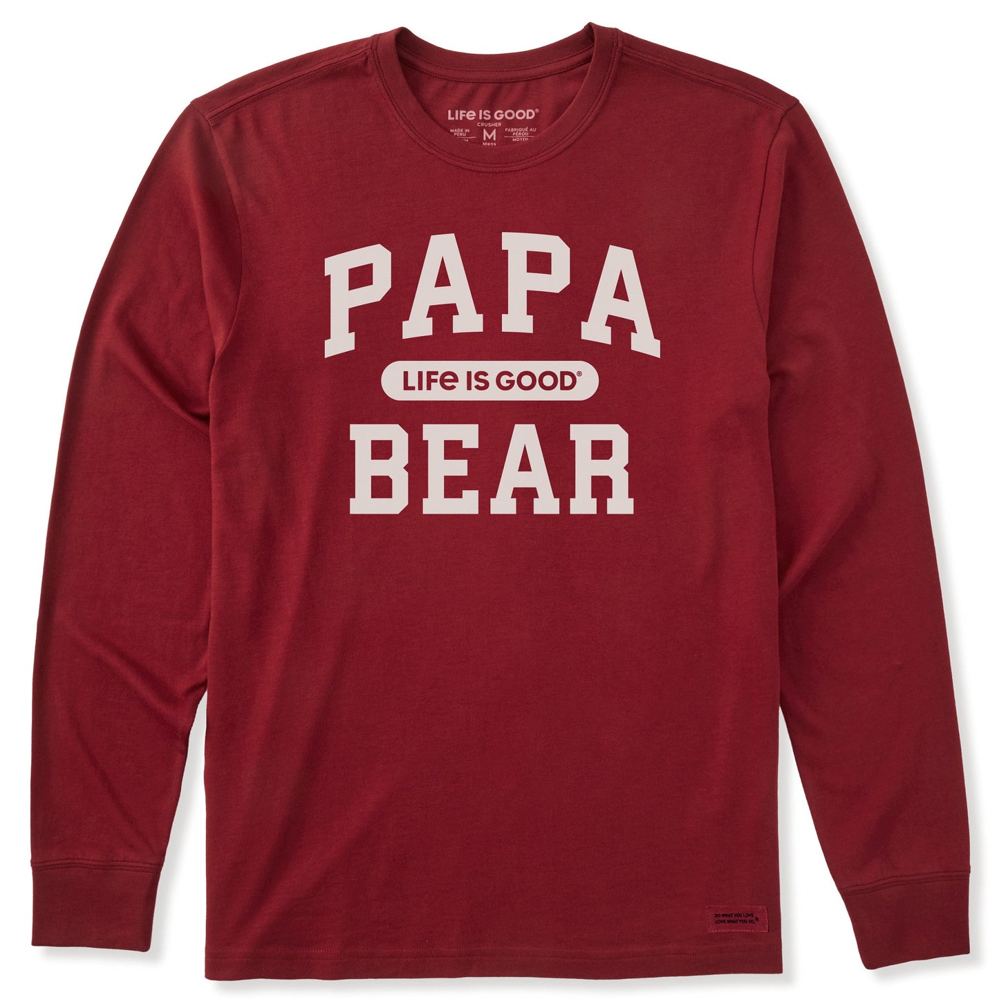Men's Papa Bear Arch Long Sleeve Crusher Tee