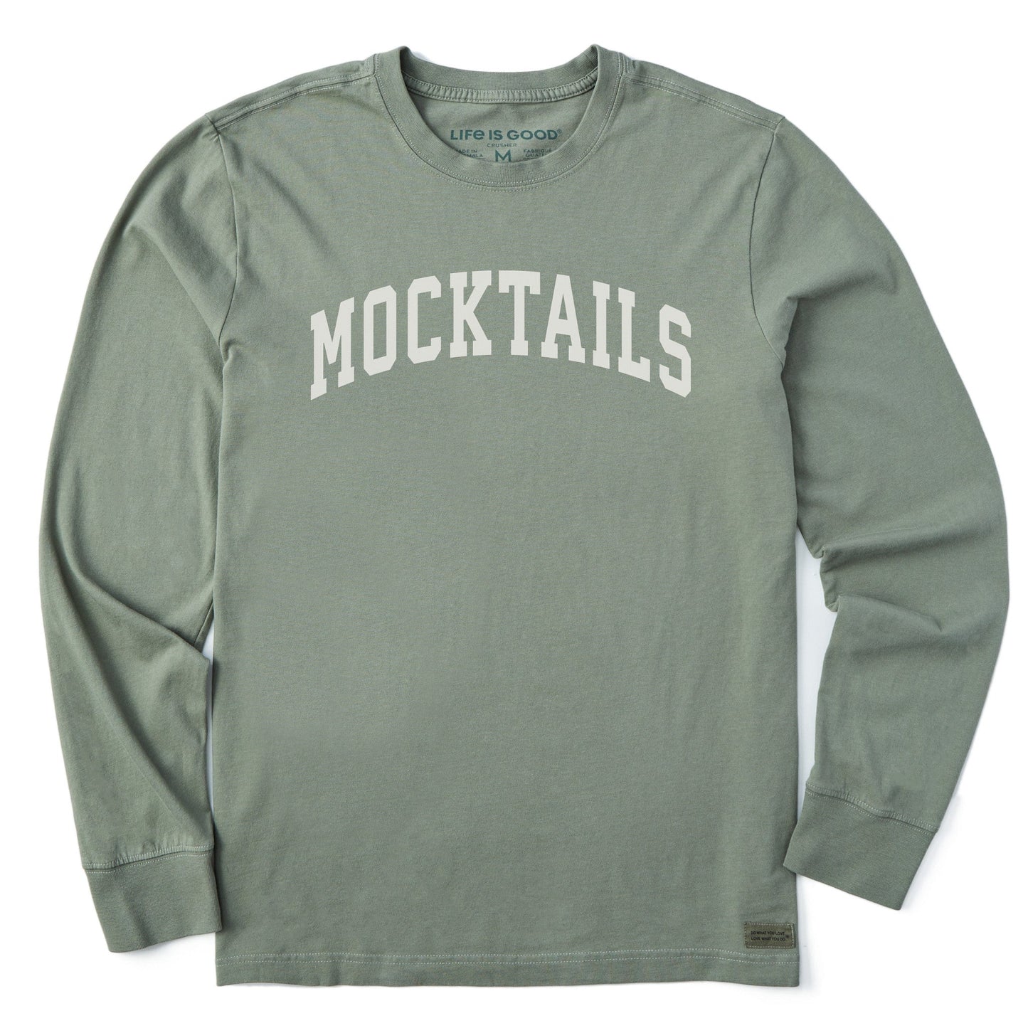 Men's Mocktails Arch Long Sleeve Crusher Tee