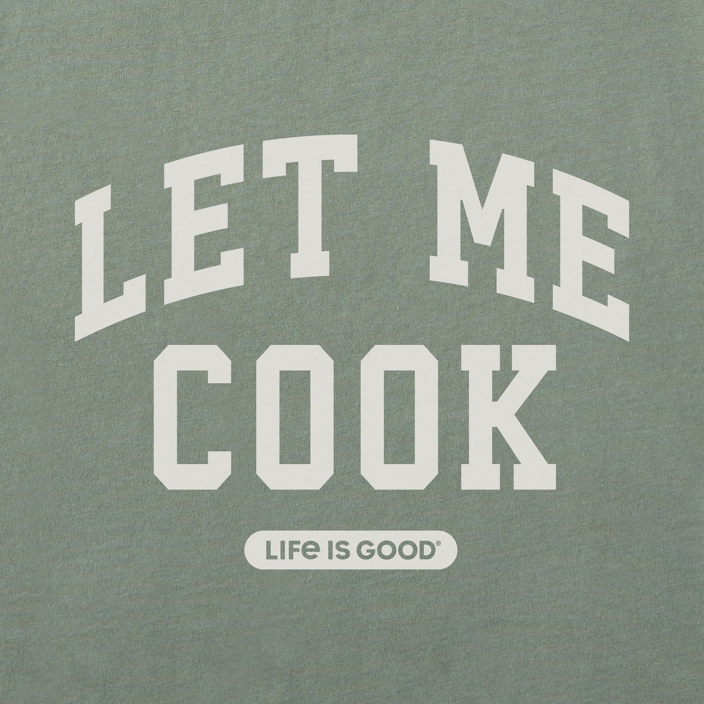 Men's Let Me Cook Arch Long Sleeve Crusher Tee