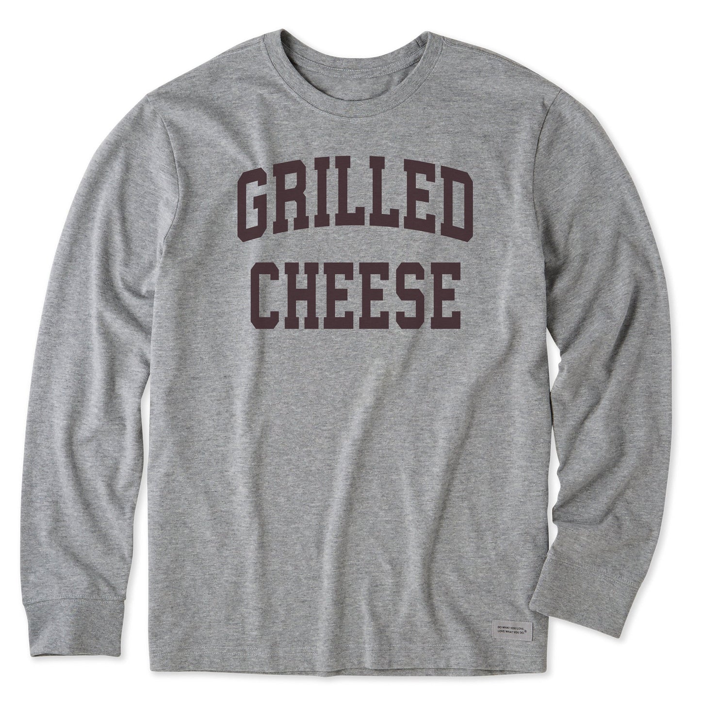Men's Grilled Cheese Arched Long Sleeve Crusher Tee