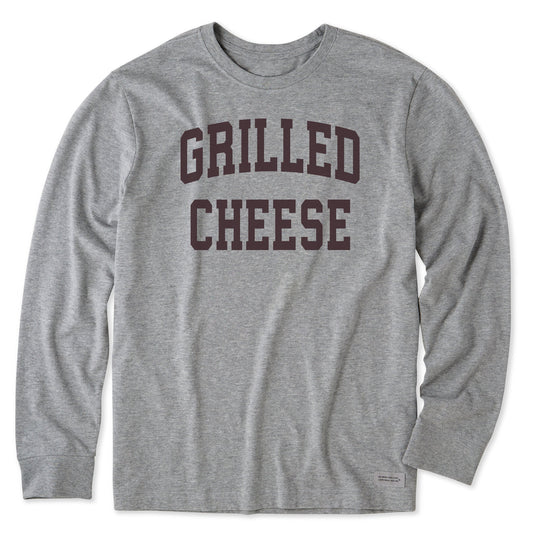 Men's Grilled Cheese Arched Long Sleeve Crusher Tee