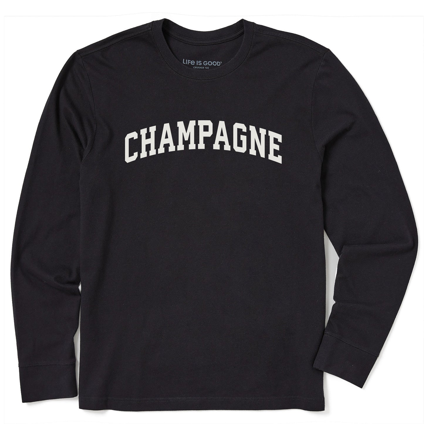 Men's Champagne Arch Long Sleeve Crusher Tee