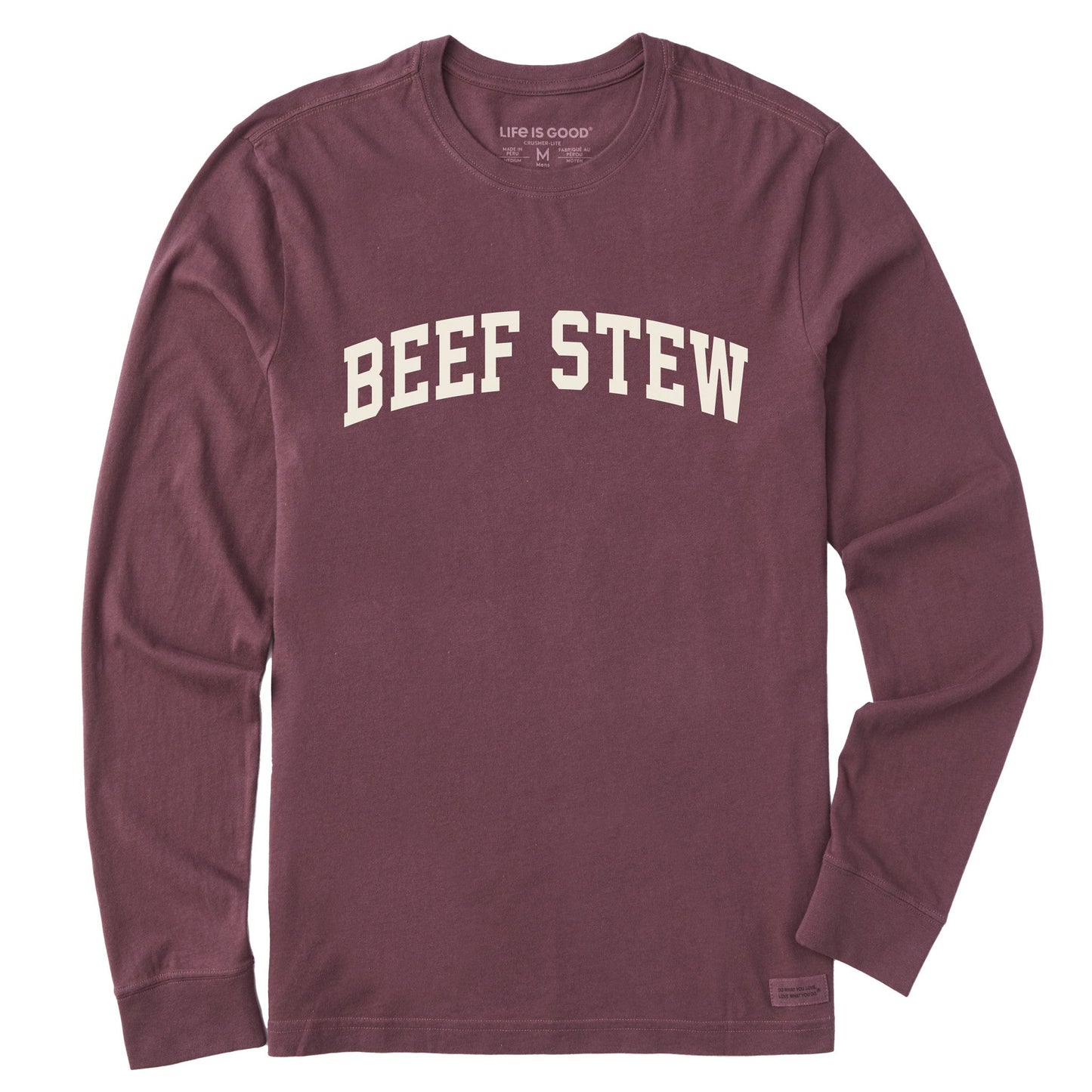 Men's Beef Stew Arch Long Sleeve Crusher Tee