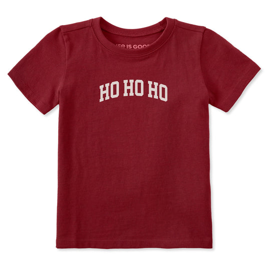 Toddler HO HO HO Arch Short Sleeve Crusher Tee