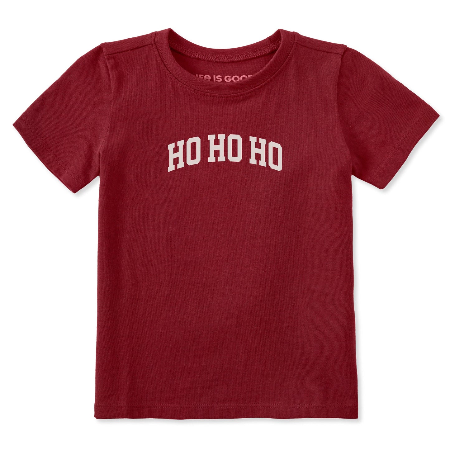 Toddler HO HO HO Arch Short Sleeve Crusher Tee