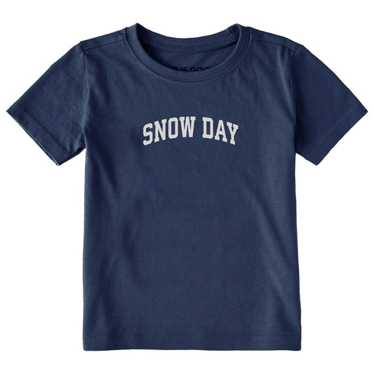 Toddler Snow Day Arch Short Sleeve Crusher Tee