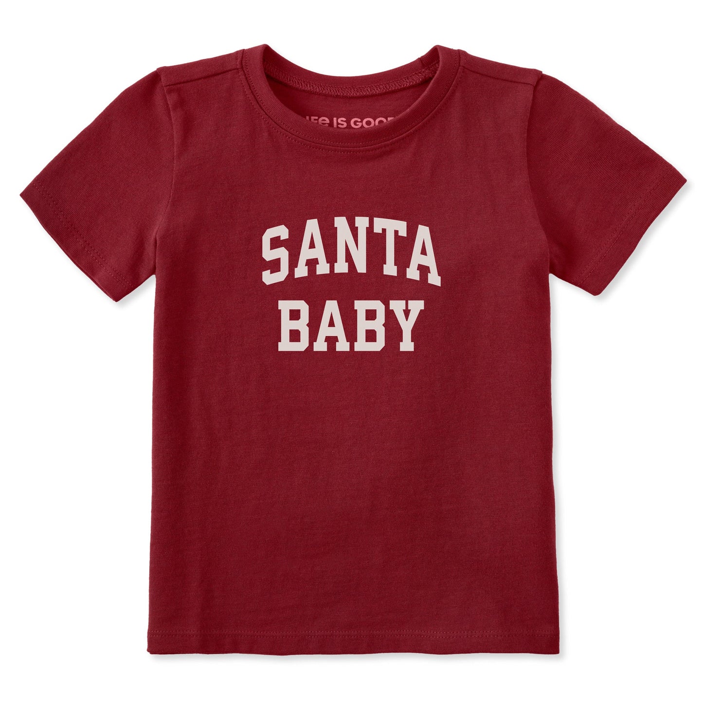 Toddler Santa Baby Arch Short Sleeve Crusher Tee