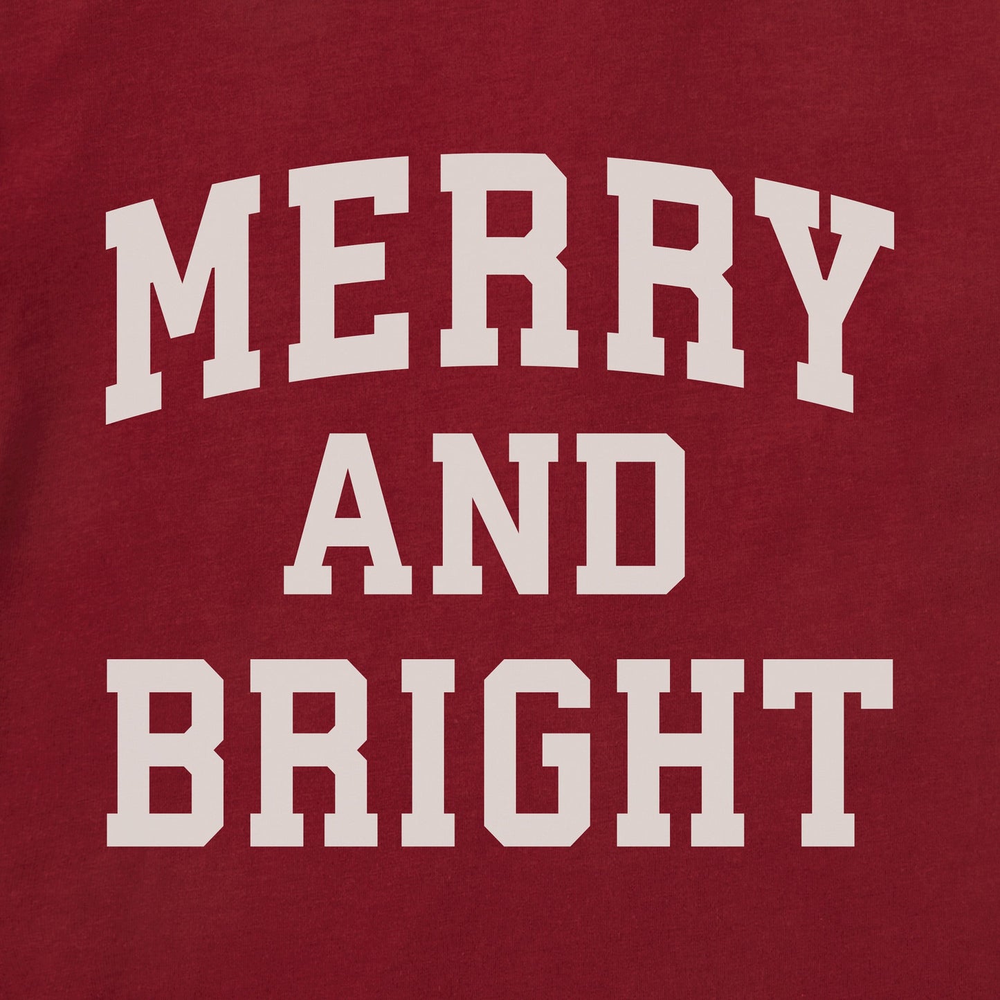 Toddler Merry and Bright Arched Short Sleeve Crusher Tee