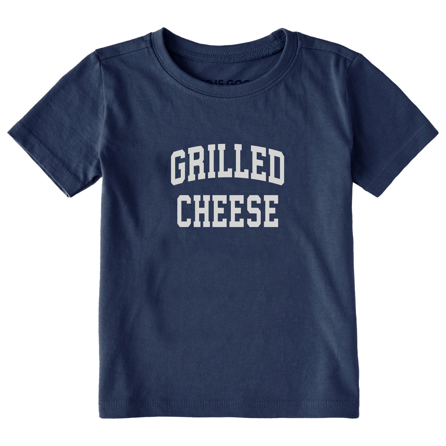 Toddler Grilled Cheese Arched Short Sleeve Crusher Tee