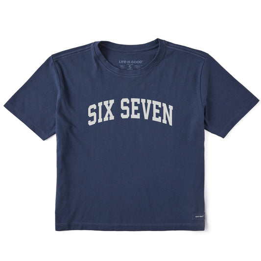 Women's Six Seven Arch Short Sleeve Crusher Boxy Tee