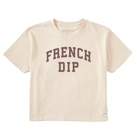 Women's French Dip Arch Short Sleeve Crusher Boxy Tee