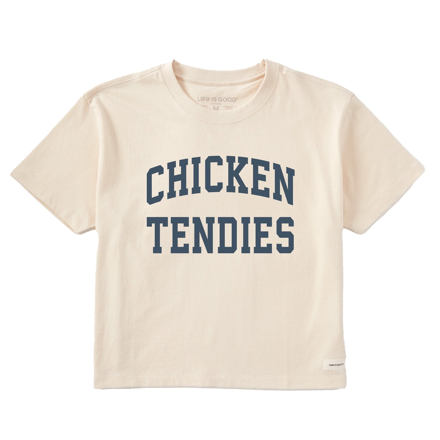 Women's Chicken Tendies Arch Short Sleeve Crusher Boxy Tee