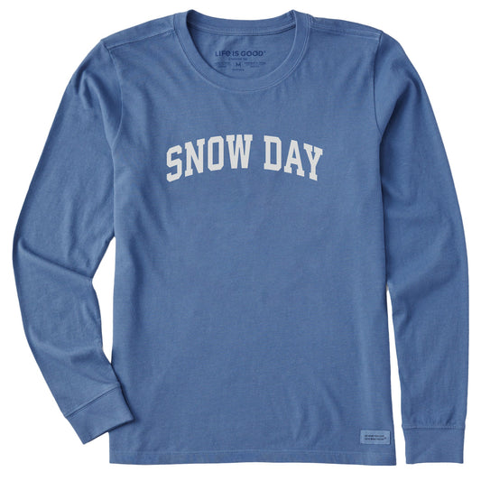 Women's Snow Day Arch Long Sleeve Crusher Tee