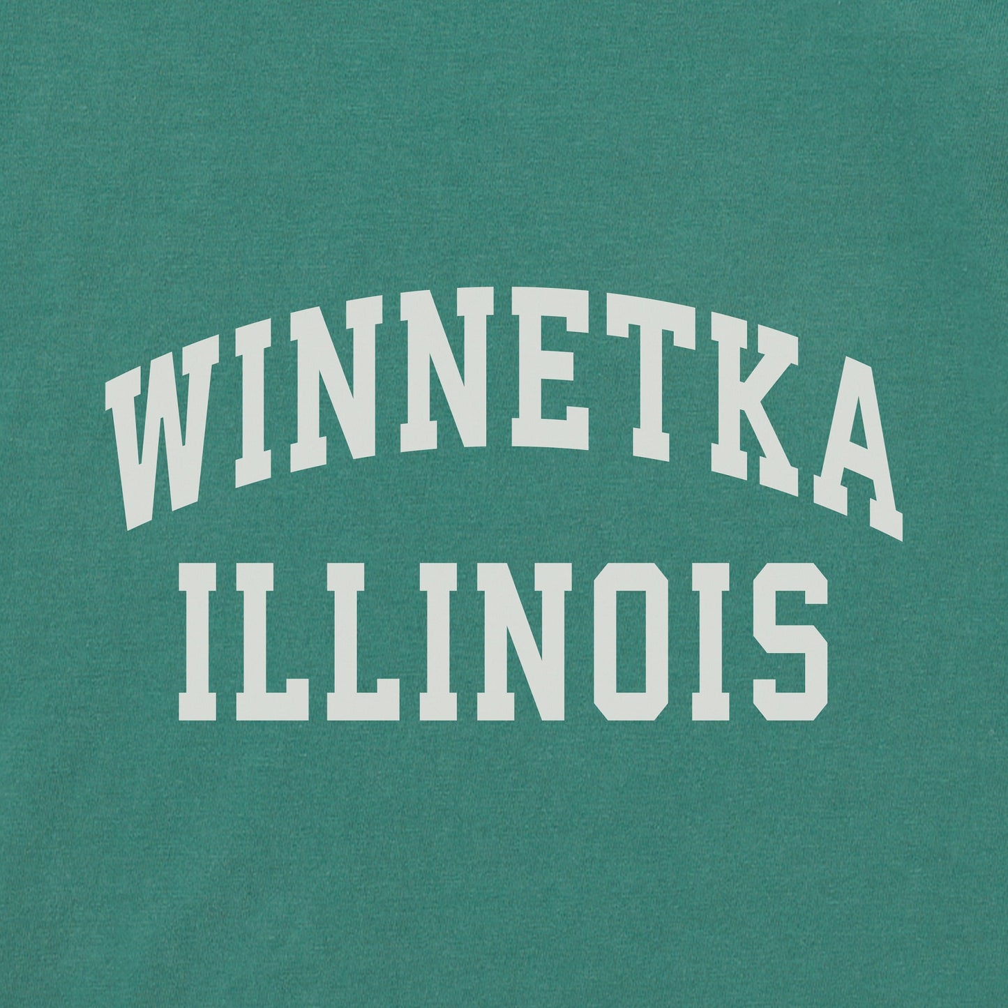 Women's Winnetka Illinois Arch Long Sleeve Crusher Tee