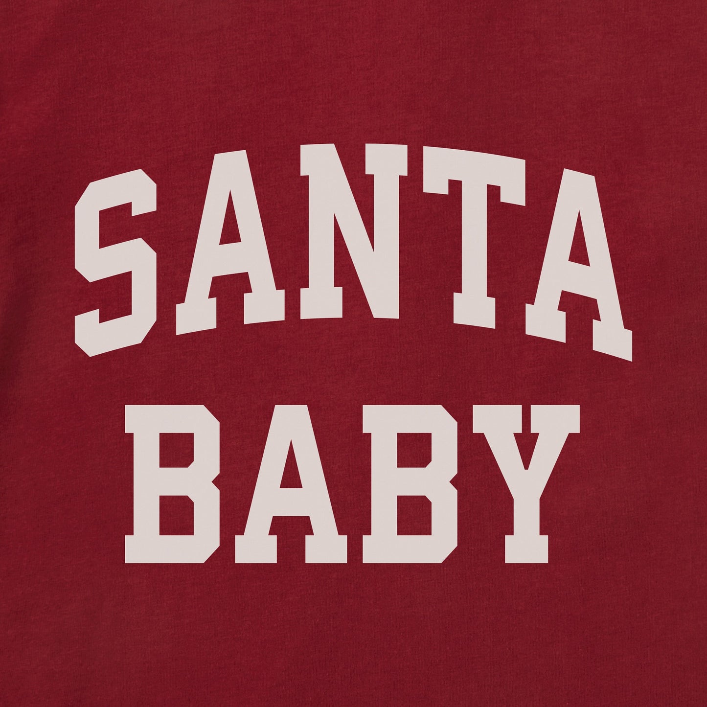Women's Santa Baby Arch Long Sleeve Crusher Tee