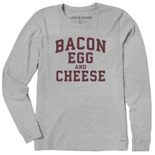 Women's Bacon Egg and Cheese Arch Long Sleeve Crusher Tee