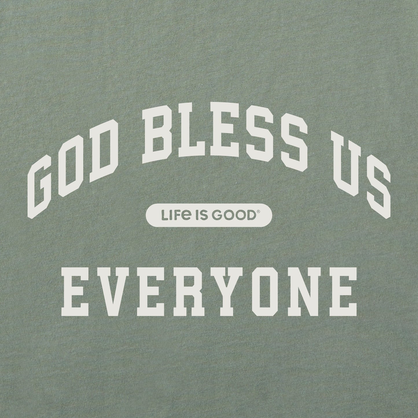 Women's God Bless Us Everyone Arch Long Sleeve Crusher Tee