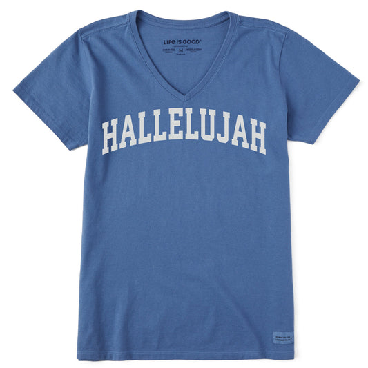 Women's Hallelujah Arch Short Sleeve Crusher Vee