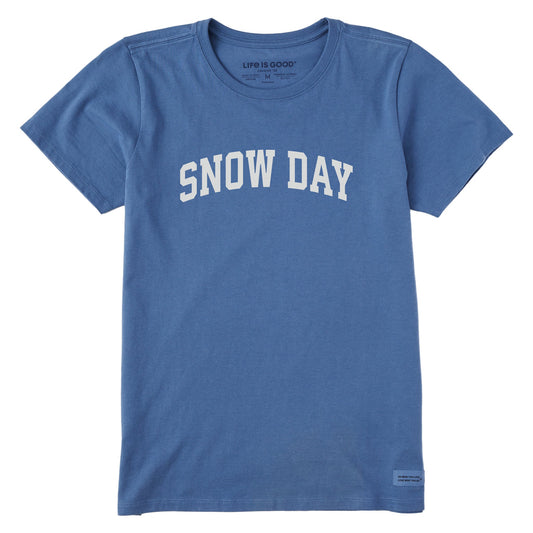 Women's Snow Day Arch Short Sleeve Crusher Tee