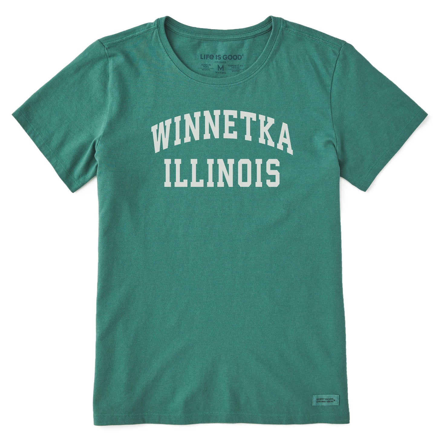 Women's Winnetka Illinois Arch Short Sleeve Crusher Tee