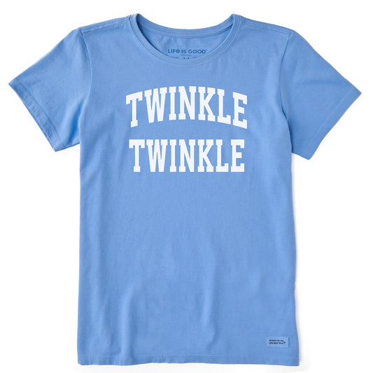 Women's Twinkle Twinkle Arched Short Sleeve Crusher Tee