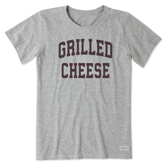 Women's Grilled Cheese Arched Short Sleeve Crusher Tee