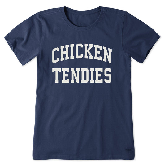 Women's Chicken Tendies Arch Short Sleeve Crusher Tee