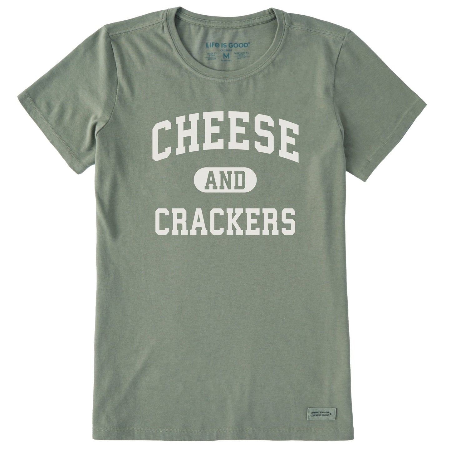 Women's Cheese and Crackers Arch Short Sleeve Crusher Tee