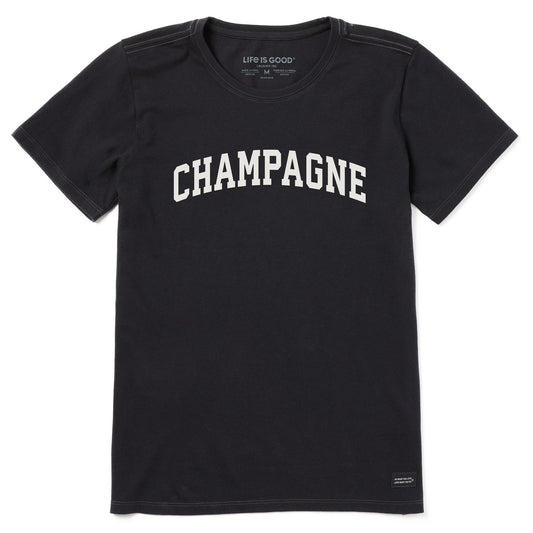 Women's Champagne Arch Short Sleeve Crusher Tee
