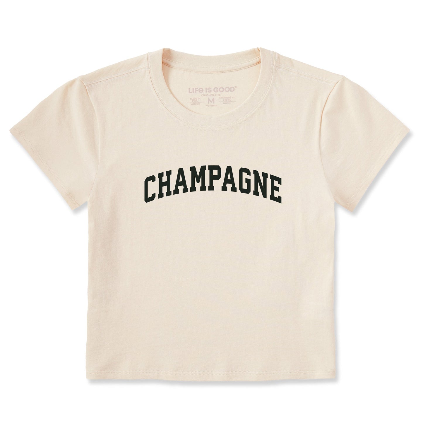 Women's Champagne Arch Crusher-LITE Shrunken Tee