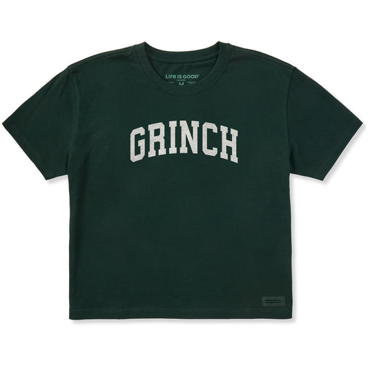Women's Another Grinch Arch Short Sleeve Crusher Boxy Tee