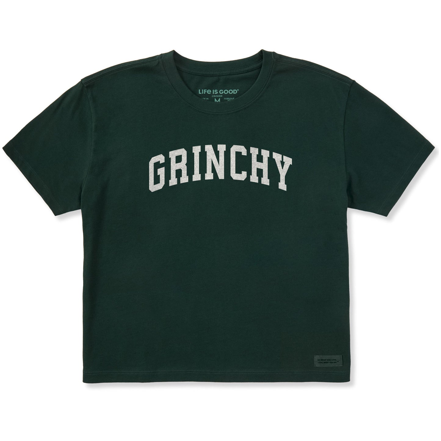 Women's Grinchy Arch Short Sleeve Crusher Boxy Tee