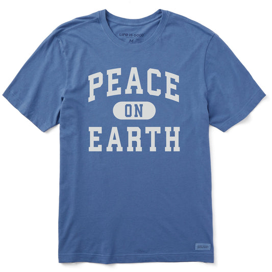 Men's Peace on Earth Arch Short Sleeve Crusher Tee