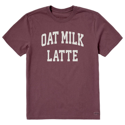 Men's Oat Milk Latte Arch Short Sleeve Crusher Tee