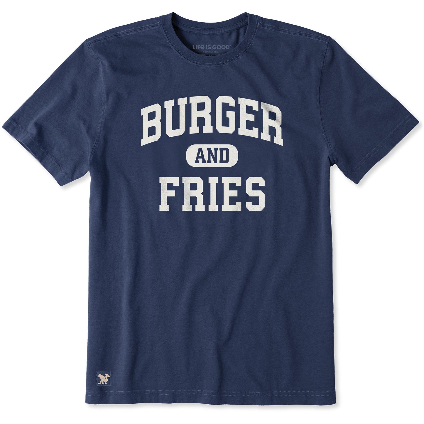 Men's Burger and Fries Arch Short Sleeve Crusher Tee