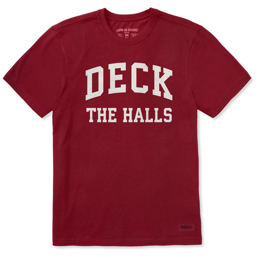Men's Deck the Halls Arch Short Sleeve Crusher Tee