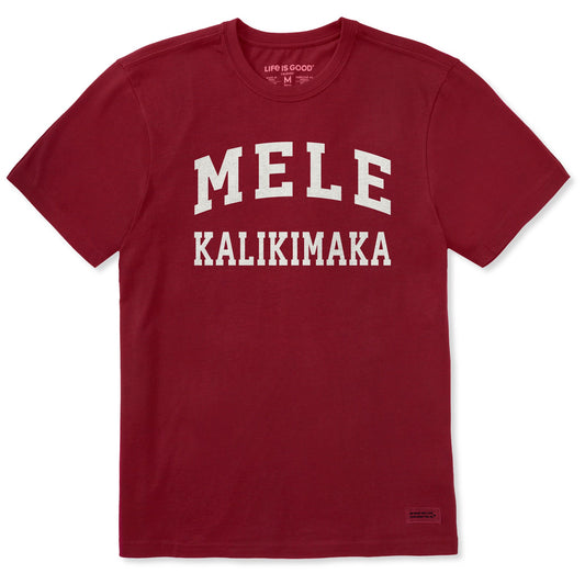 Men's Mele Kalikimaka Arch Short Sleeve Crusher Tee